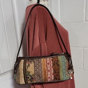 Fossil Tapestry Patchwork Shoulder Bag